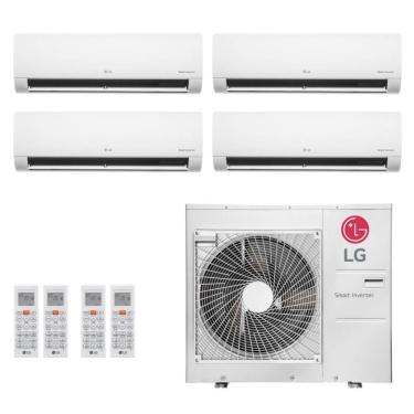 Imagem de Ar-Condicionado Multi Split Inverter LG 30.000 (4x Evap HW 9.000) R-32 Quente/Frio 220V