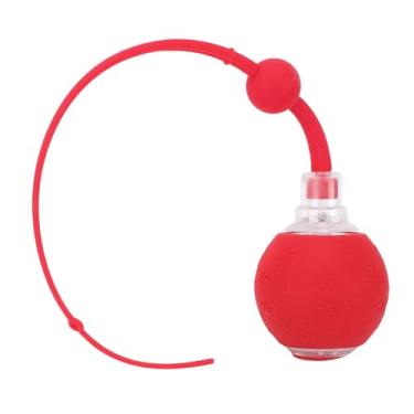 Imagem de Pssopp Brinquedos de Gatos Interativos, Movimentação Elétrica Rolling Turbo Jumping Ball Com Som de Pássaro para Entretenimento para Animais de Estimação Interno (vermelho)