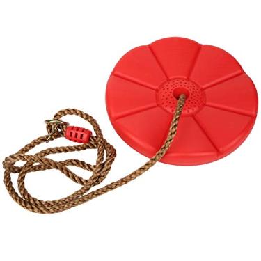 Imagem de SPYMINNPOO Balanço de árvore de Disco, Assento Suspenso, Brinquedo Seguro para Crianças, Interno e Externo, Balanço de Plástico para Pátio, Jardim, Varanda, Camping (#1)
