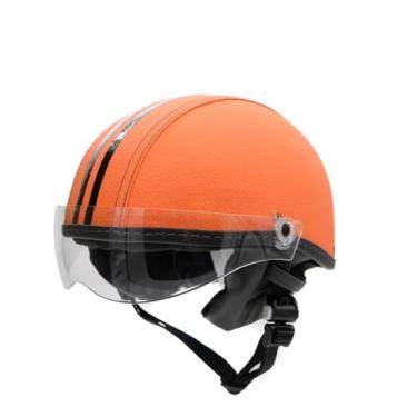 Imagem de Capacete Bike e Scooter Elétrica - Segurança Premium, Design Inovador e Conforto para Patinetes e Skates (P - VESTE 55/56,Laranja)