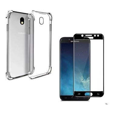 Imagem de 2X Kit Capa Capinha Case Para Galaxy J7 Pro + Pelicula 3D