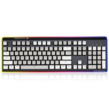 Imagem de Teclado mecânico Hexgears GK735 Alumínio Kailh Box Branco