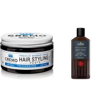 Imagem de Pasta espessante para modelar o cabelo e pacote de cremo para lavagem 