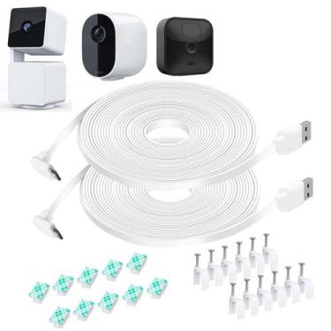 Imagem de Extensão do cabo de alimentação de 20 pés para Wyze Cam Pan V3, Arlo, 