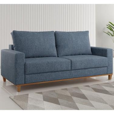 Imagem de Sofá Living 3 Lugares 180cm Linhão Livia Safira