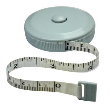 Imagem de Fita Métrica Metrica Trena 1,5 Metros Profissional - Love Saude, CINZA