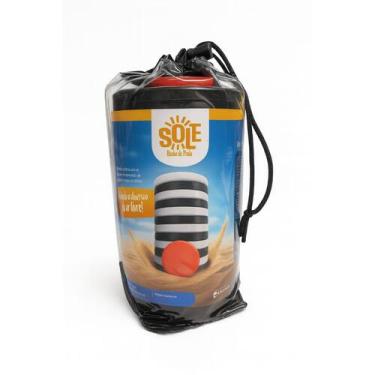 Imagem de Jogo Bocha Tejo de Praia Discos Resistentes Grandes 11x1,5cm 88g Preto