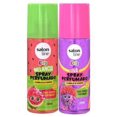 Imagem de Kit Duo de Sprays Perfumados Cabelo e Corpo Kids Salon Line, Rotina Ca