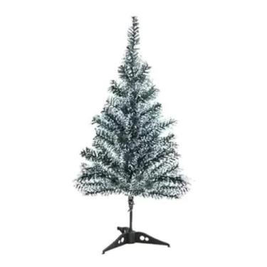 Imagem de Árvore de Natal Pinheiro Verde com Neve Artificial 60cm – 50 Galhos, Natal Decorativo