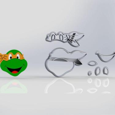 Imagem de Cortador Tartaruga Ninja Tamanho 5Cm