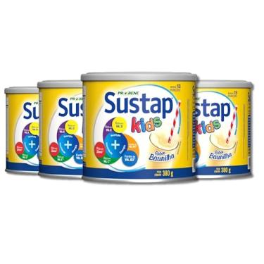 Imagem de SUSTAP KIDS SABOR BAUNILHA 380 g - 4 unidades