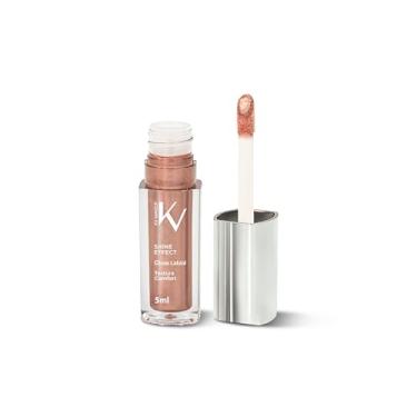 Imagem de KV MAKEUP Gloss Labial Shine Effect com Textura Comfort, Cor Cinnamom, 5ml