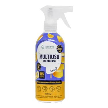 Imagem de Limpador Multiuso Pronto Uso Laranja 470ml Positiv.a - Natural Hipoalergênico
