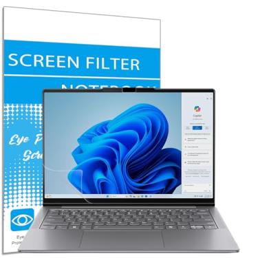 Imagem de i-Tensodo Pacote com 2 protetores de tela antirreflexo de 35.6 cm para laptop Lenovo Yoga Slim 7i 2 em 1 (14ILL10) 2025, filtro antirreflexo de proteção ocular