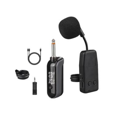 Imagem de YIJU Microfone para instrumento, receptor e transmissor de áudio, microfone de captação para músicos, 1 Microfone