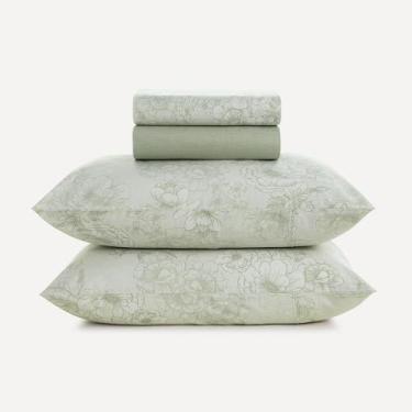 Imagem de Jogo de Cama King 100% Algodão Rebeca Karsten, U