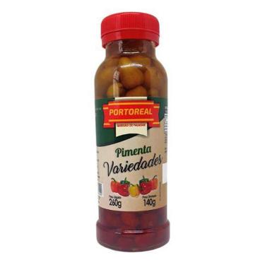Imagem de Pimenta Variedades mista conserva 260g frasco - Portoreal