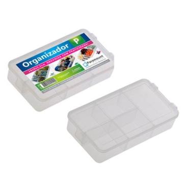 Imagem de Caixa Organizador Box P C/ 5 Divisorias 16 X 9 X 3,5 Cm 142 Paramount
