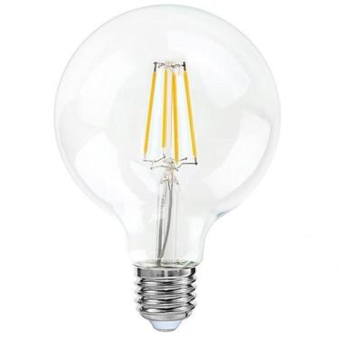 Imagem de Lâmpada Filamento Led Globo G95 4W Bivolt E27 Branco Quente - EMPALUX,