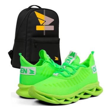 Imagem de Kit Tenis Masculino Esporte Academia Corrida Treino +mochila - Oldsen,