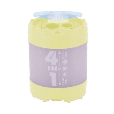 Imagem de Apontador Kum 4 Em 1 Amarelo Pastel