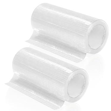 Imagem de Engorgio Fita de reparo de toldo RV para lona, 12,7 cm x 7,6 m de 2 rolos, reparo de capas de barco, reparo de lona, kit de remendo de reparo de rasgo.