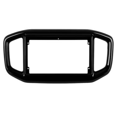 Imagem de Moldura De Painel 2 Din 9" Fiorino e Partner 2022 Em Diante - Black Piano