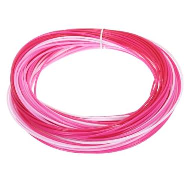 Imagem de PATIKIL Kit de reparo de vime, 29,9 m 2,4 mm Material de vime sintético redondo conjunto de vime tecido de vime para artesanato DIY e confecção de cestas de tecelagem, gradiente rosa