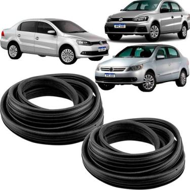 Imagem de 2 Borrachas Porta Traseira Voyage G5 G6 G7 G8 08 09 10 11 12 13 14 15 