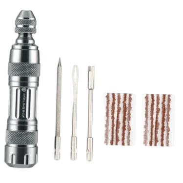 Imagem de Aymzbd Kit de Reparo para Pneus Sem Câmara de Ar para Bicicletas: Fixação Robusta, Alto Desempenho, Fácil Instalação, Peças de Reposição E Acessórios, Prata