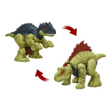Imagem de Boneco Jurassic World Allosaurus E Dimetrodon 2 Em 1 Mattel