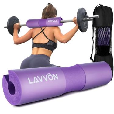 Imagem de Almofada de agachamento - Almofada de barra de espuma para agachamento, lunges e enchimento de barra para impulsos do quadril - almofada de barra de peso padrão - fornece almofada para pescoço e