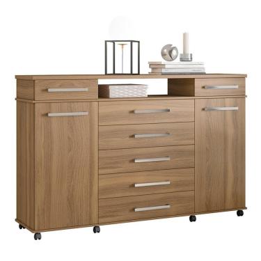 Imagem de Cômoda London 2 Portas E 7 Gavetas Amêndola - Demóbile Amêndola