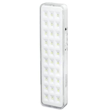 Imagem de Luminaria De Emergencia 30 Leds Super Slim Bivolt Segurimax
