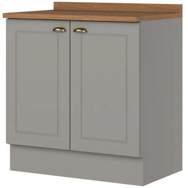 Imagem de Balcao com Tampo 2 Portas em MDF 80cm Americana Henn