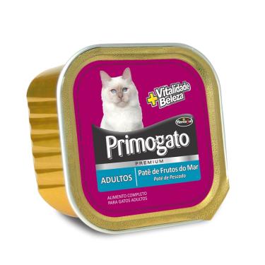 Imagem de Ração Úmida Primogato Premium Patê Frutos Do Mar 150g