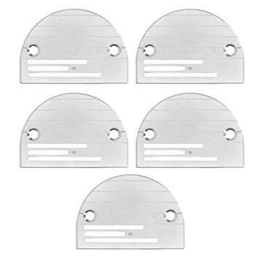 Imagem de Placa de agulha de três fileiras, acessórios universais para máquina de costura, equipamento de costura industrial de aço inoxidável, 5 peças