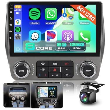 Imagem de 8 núcleos 6G + 128G Android estéreo para carro Chevrolet Chevy Camaro 2010-2015 com 5GWifi DSP/32EQ Carplay Android Auto, Sellrich 9 polegadas 1280P rádio com tela sensível ao toque com Bluetooth 5.0