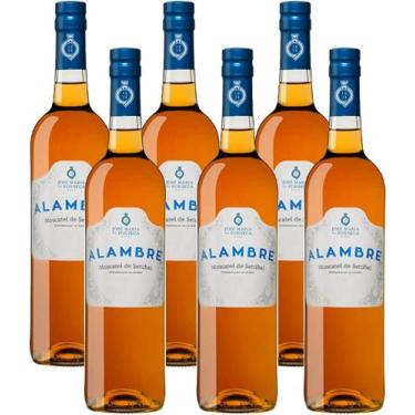 Imagem de Vinho Licoroso Branco Doce Alambre Moscatel De Setúbal 6 Und