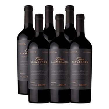 Imagem de Vinho Tinto Argentino Gran Alambrado Malbec 750ml Kit 6 Und