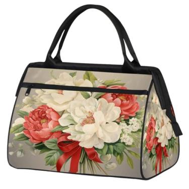 Imagem de Bolsa pequena para o fim de semana para mulheres, homens, unicórnio, girassol, flor, dobrável, bolsa esportiva leve para academia, Cor: 17, 15.2*8.3*11.6 inch, Moderno