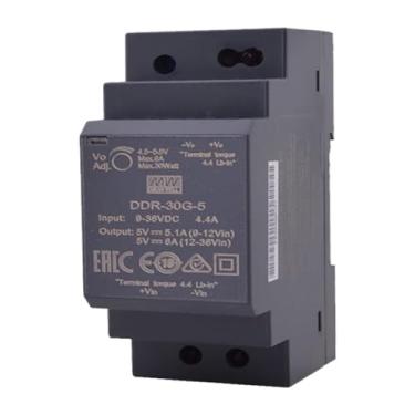 Imagem de Mean Well 30W Fonte De AlimentaçãO Dc-Dc Tipo Trilho Din Semi Modular Para LaboratóRio De Pc 5V 6A (DDR-30G-5 5V/6A/30W/DIN Rail Power)
