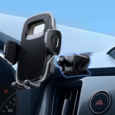 Imagem de ELOHEI Suporte de telefone Subaru Outback com base personalizada, suporte de telefone de carro de ajuste personalizado para acessórios de carro Subaru Outback 2021 2022 2023 2024 (HE05)