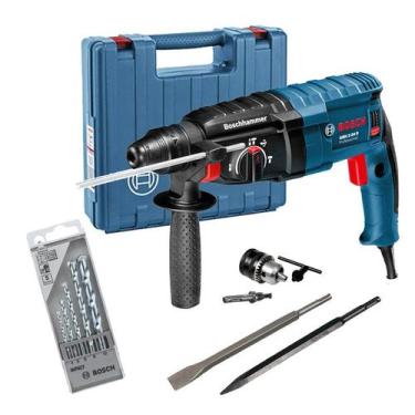 Imagem de Martelete Comb. Perf. Bosch 820w Gbh2-24d Maleta + Brocas VOLTAGEM:220