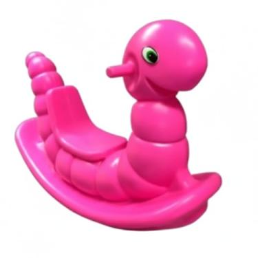 Imagem de Gangorra Infantil Modelo Nhoca para Playgrounds - Resistente e Seguro Diversão Garantida Presente Natal (Rosa)