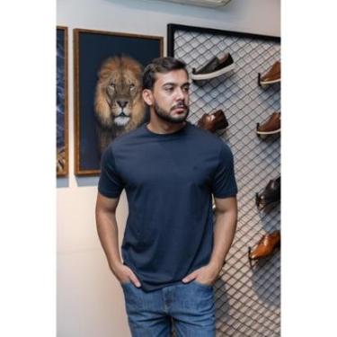 Imagem de Camiseta Individual Masculina Algodão Pima Essencial Masculina Tamanho:GG;Cor:-Masculino