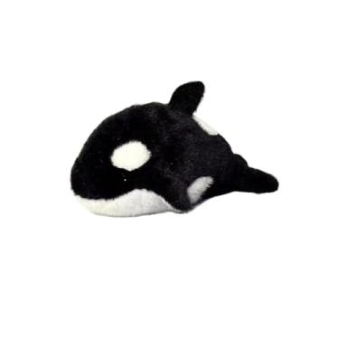 Imagem de Fenteer Estojo de pelúcia para lápis, estojo para maquiagem, porta-canetas leve com desenho animado, bolsa de armazenamento para sala de aula, crianças e