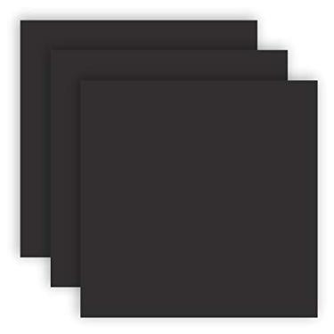 Imagem de Folhas Siser EasyWeed Matte HTV 30 x 30 cm (pacote com 3) - Vinil de transferência de calor (preto)