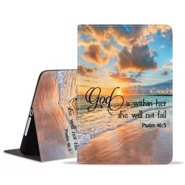 Imagem de BXIKEOPIU Capa para iPad Air de 13 polegadas (M2) 2024/iPad Pro 12,9 polegadas 6ª/5ª/4ª/3ª geração 2022/2021/2020/2018, capa fólio fina de couro PU com suporte para despertar automático, citação