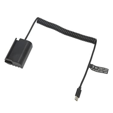 Imagem de Generic Acoplador DMW DCC17 DC Type C para DMW BLK22 Dummy Bateria Adaptador de Alimentação Compatível Com QC PD para Lumix S5 GH5M2 GH6 Câmera Modelo Aplicável Retardador de Chama ABS Metal 1,6 Onças